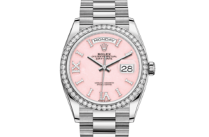 Rolex Day-Date 36 Oyster 36 mm white gold and diamonds 128349RBR
