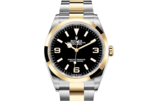 Rolex Explorer Oyster 36 mm Oystersteel and yellow gold 124273