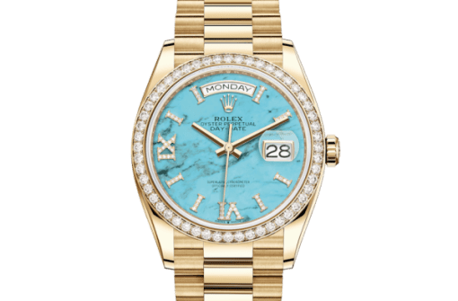 Rolex Day-Date 36 Oyster 36 mm yellow gold and diamonds 128348RBR