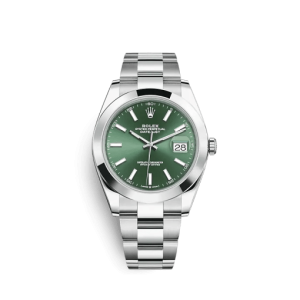 Rolex Datejust 126300 41mm Mint green (Oyster)