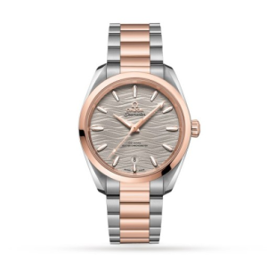 Omega Aquaterra Women Automatic Grey 18ct Rose Gold Watch O22020382006001