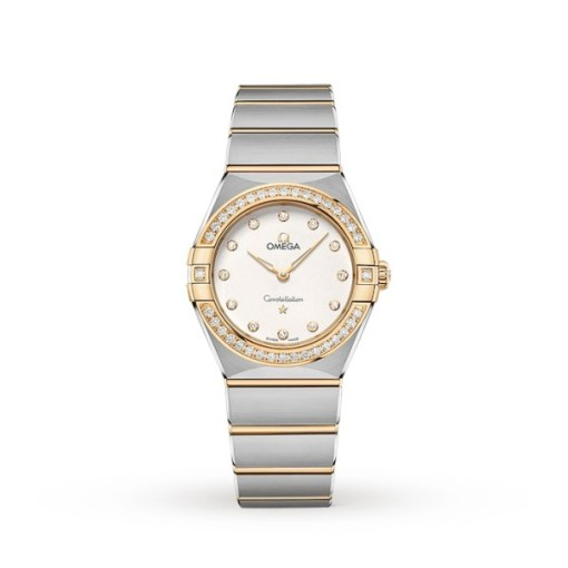Omega Constellation Women Quartz Mother of Pearl Stainless Steel Watch O13125286052002
