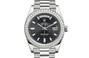 Rolex Day-Date 40 Oyster 40 mm white gold and diamonds 228349RBR