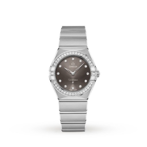 Omega Constellation Women Quartz Grey Stainless Steel Watch O13115286056001