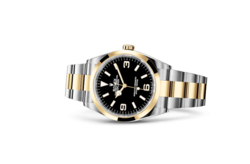Rolex Explorer Oyster 36 mm Oystersteel and yellow gold 124273