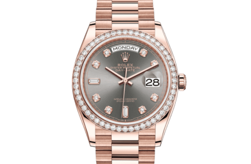 Rolex Day-Date 36 Oyster 36 mm Everose gold and diamonds 128345RBR