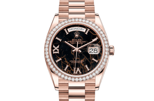 Rolex Day-Date 36 Oyster 36 mm Everose gold and diamonds 128345RBR