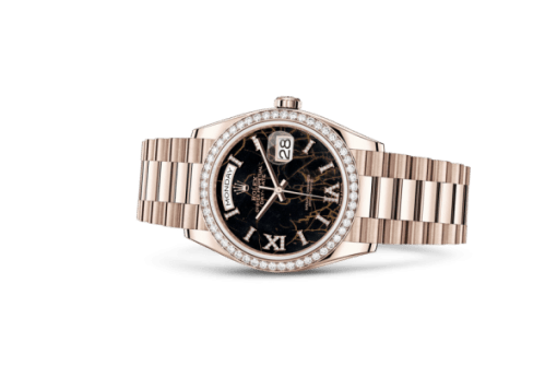 Rolex Day-Date 36 Oyster 36 mm Everose gold and diamonds 128345RBR