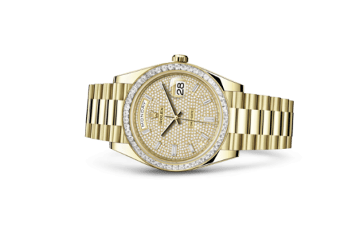 Rolex Day-Date 40 Oyster 40 mm yellow gold and diamonds 228398TBR