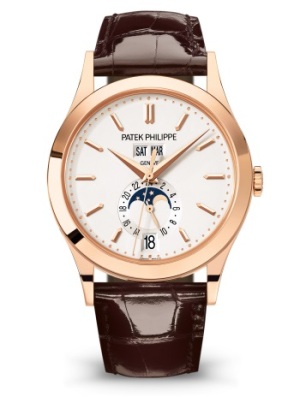 Patek Philippe Complications Rose Gold Silver Dial Watch 5396R-011