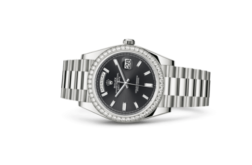 Rolex Day-Date 40 Oyster 40 mm white gold and diamonds 228349RBR