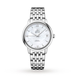Omega De Ville Women Automatic Mother of Pearl Stainless Steel Watch O42410332005001