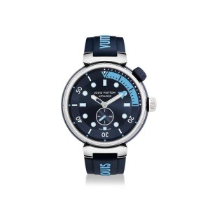 Temple Street Diver Automatic Steel Watch, 44mm
