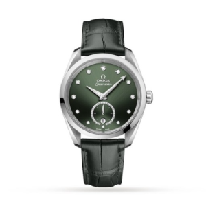 Omega Aquaterra Women Automatic Green Leather Watch O22013382060001